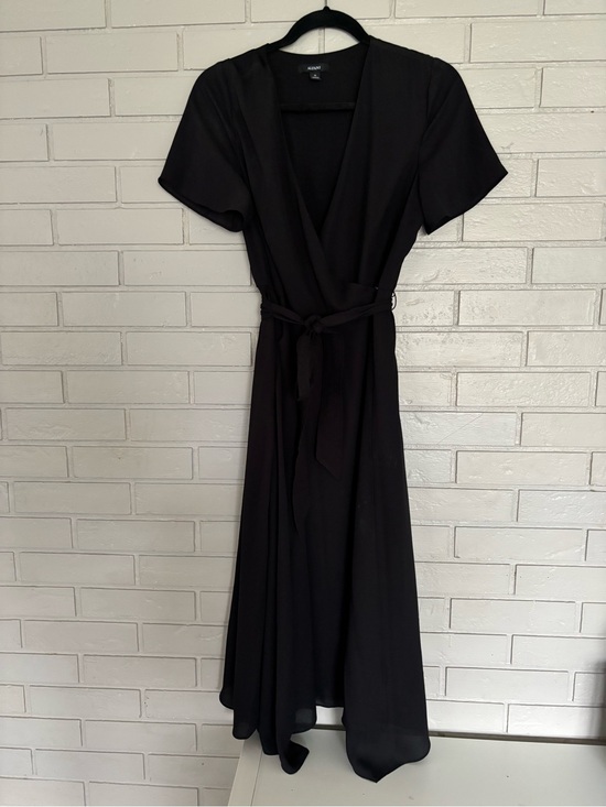 Alfani Dresses & Skirts - Alfani Black Wrap-Style Midi Dress
